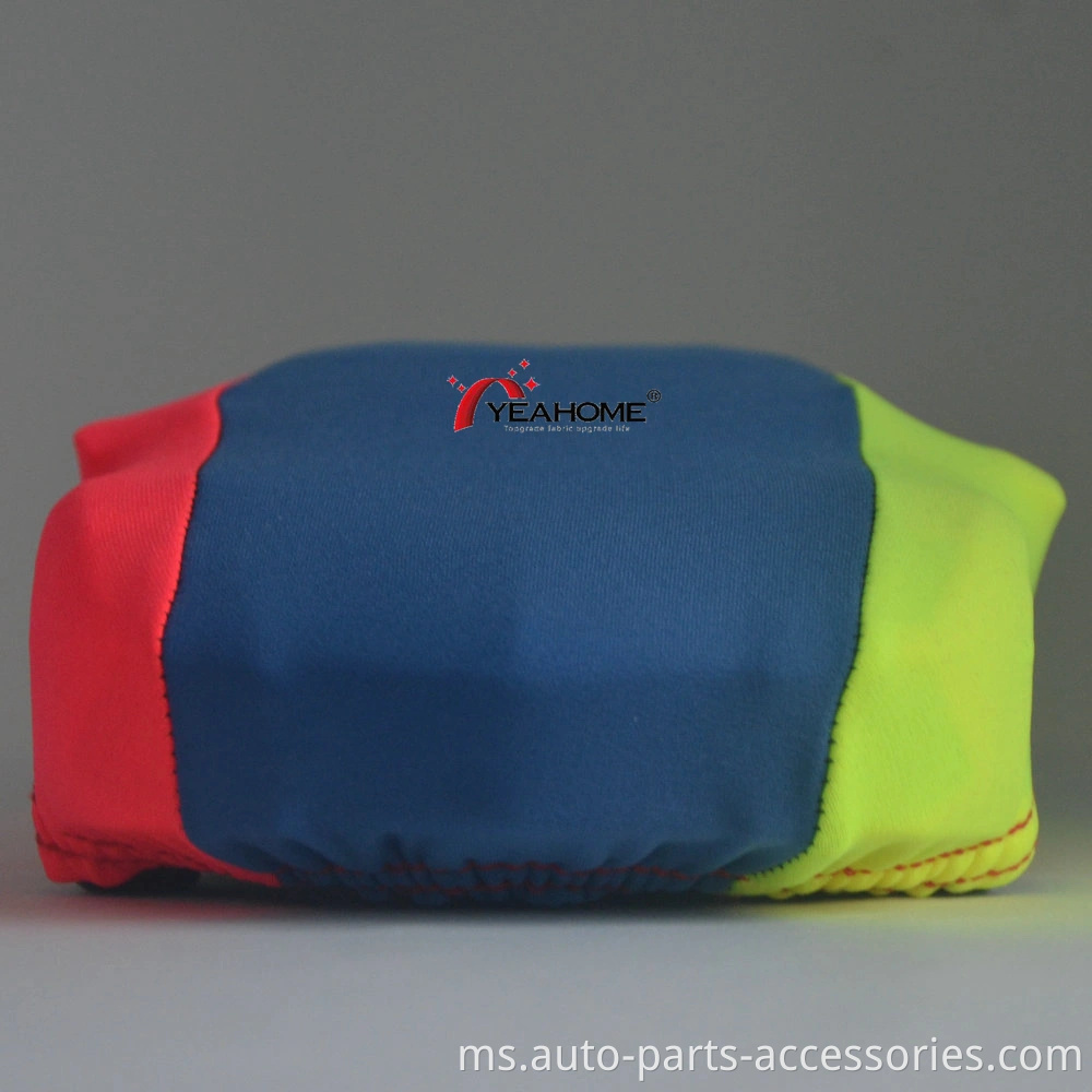 Cover Cover Patchwork Super Stretch Car Cover Reka Bentuk Baru Auto Cover